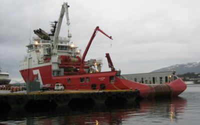 STERN ROLLER FOR THE NAVAL INDUSTRY