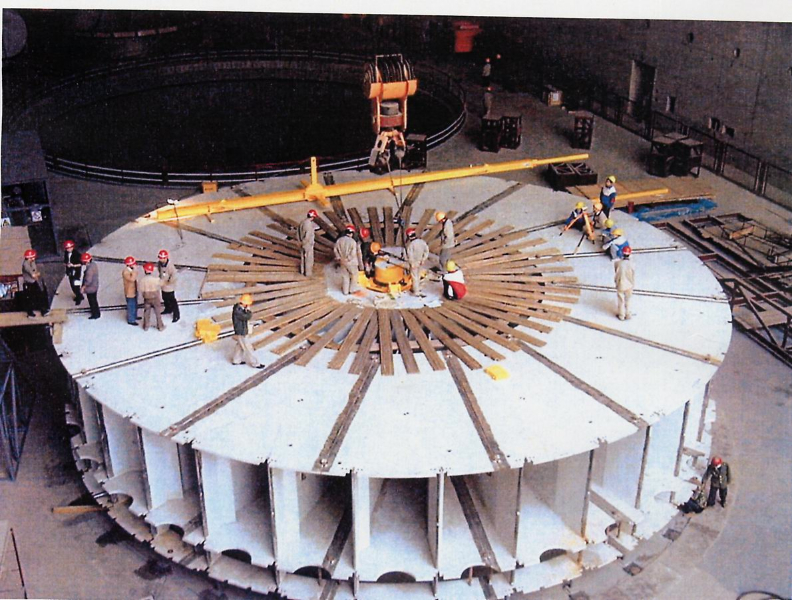 TURBINE ROTORS FOR THE 3 GORGES DAM IN CHINA